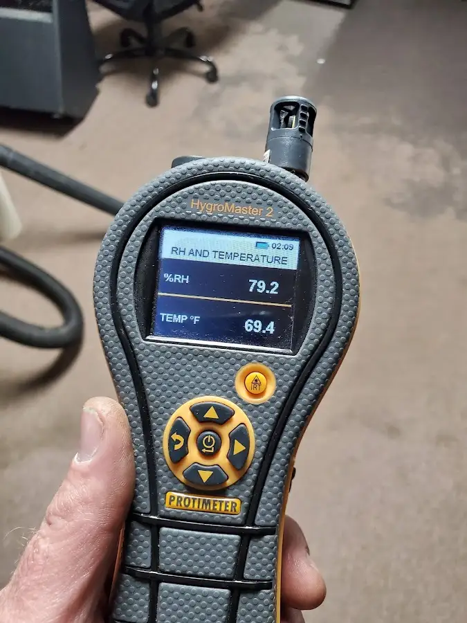 Moisture meter humidity assessment for Mold Remediation & Removal in Weiser