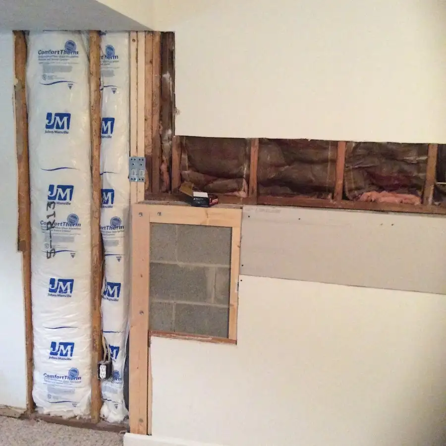 Wall insulation replacement during Odor Removal & Deodorization in Weiser